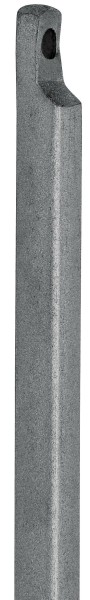 Vierkantstange 13x13mm, 1500mm lang, verzinkt
